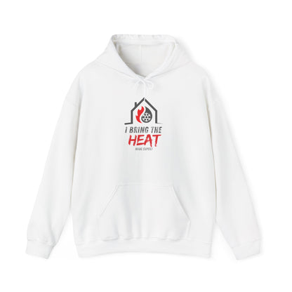 I BRING THE HEAT...HVAC Expert-Unisex Heavy Blend™ Hooded Sweatshirt