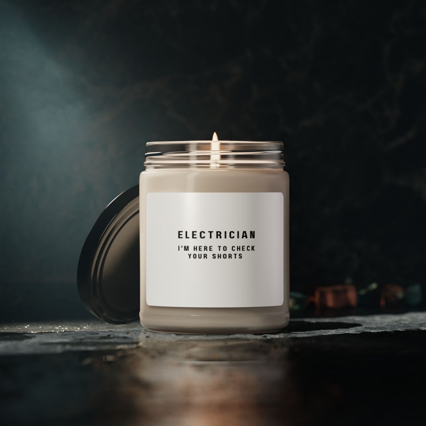 Electrician...I'm Here to Check Your Shorts! Scented Soy Candle, 9oz