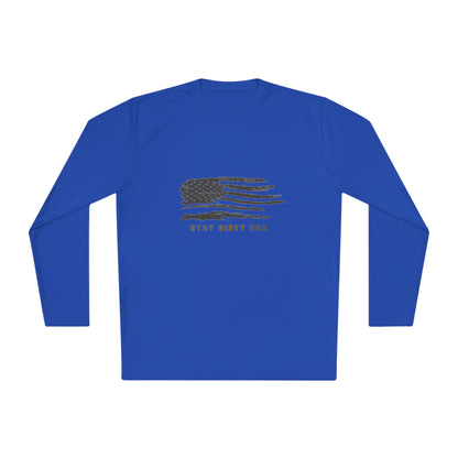 STAY DIRTY USA...Learn a Trade Unisex Lightweight Moisture-Wicking Long Sleeve Tee