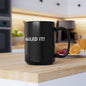 Nailed It! Black Mug, 15oz