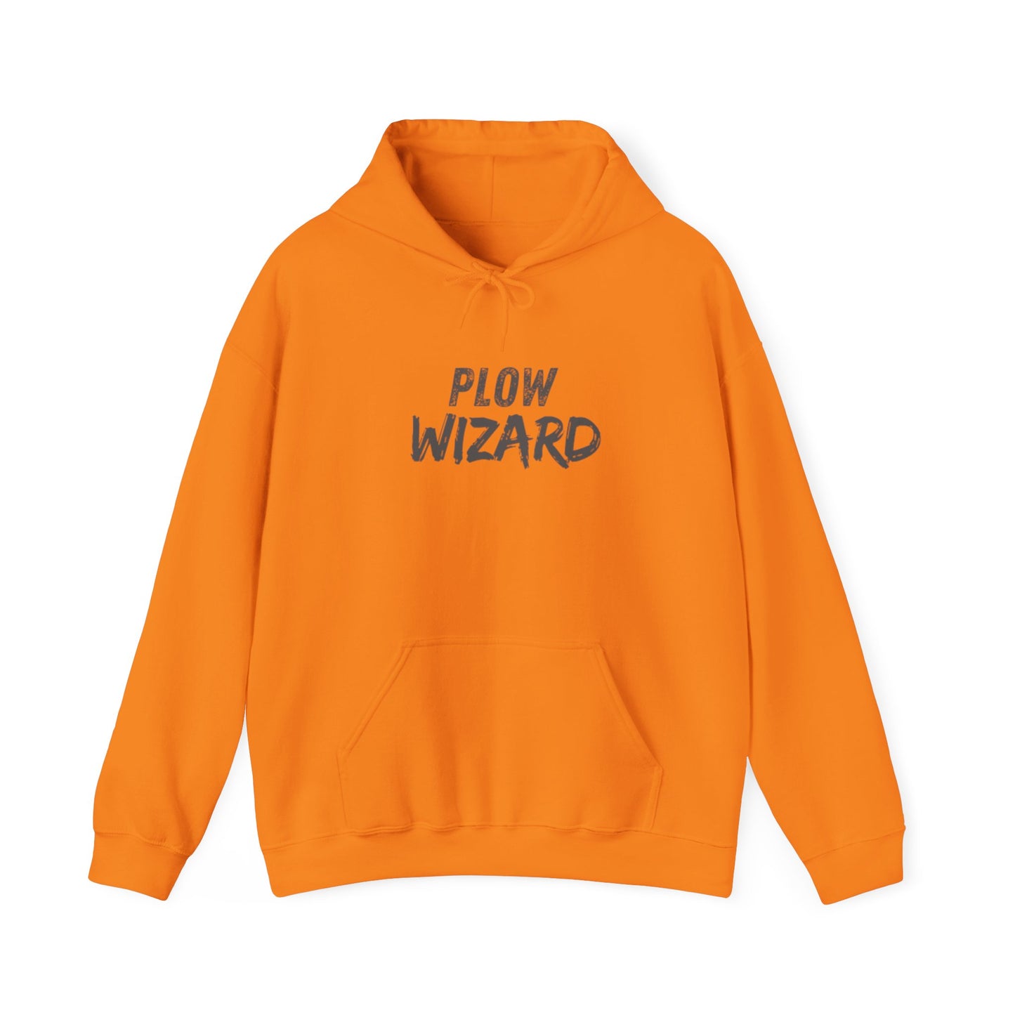 Snow Plower Hooded Sweatshirt - Heavy Blend Cotton/Polyester - Stylish and Warm - Ethically Made