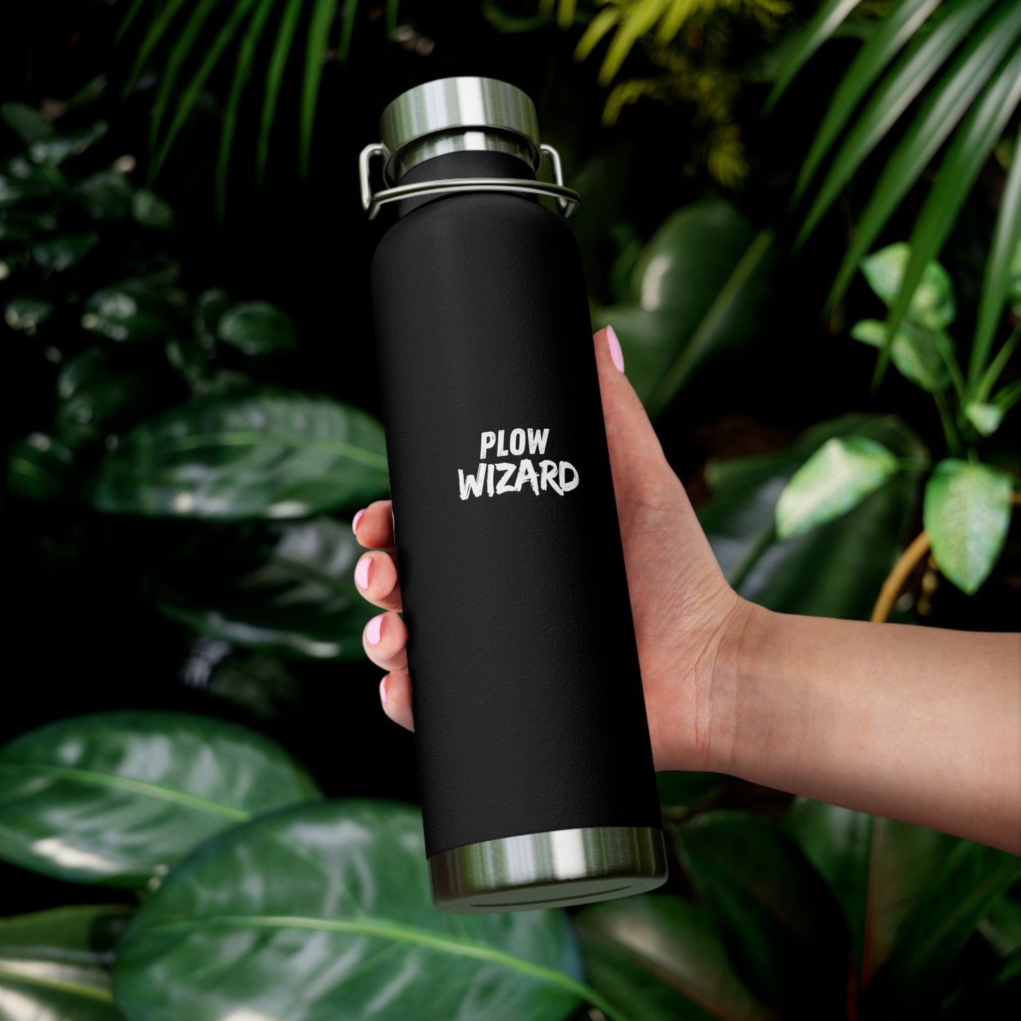 Plow Wizard Vacuum Insulated Travel Drink Bottle 22 oz.