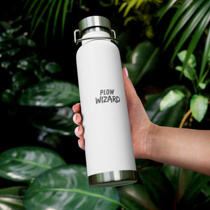 Plow Wizard Vacuum Insulated Travel Drink Bottle 22 oz.