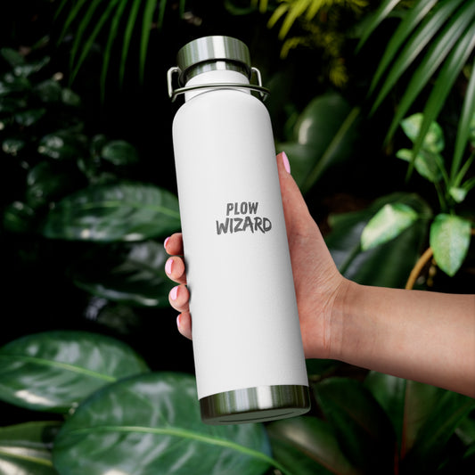 Plow Wizard Vacuum Insulated Travel Drink Bottle 22 oz.