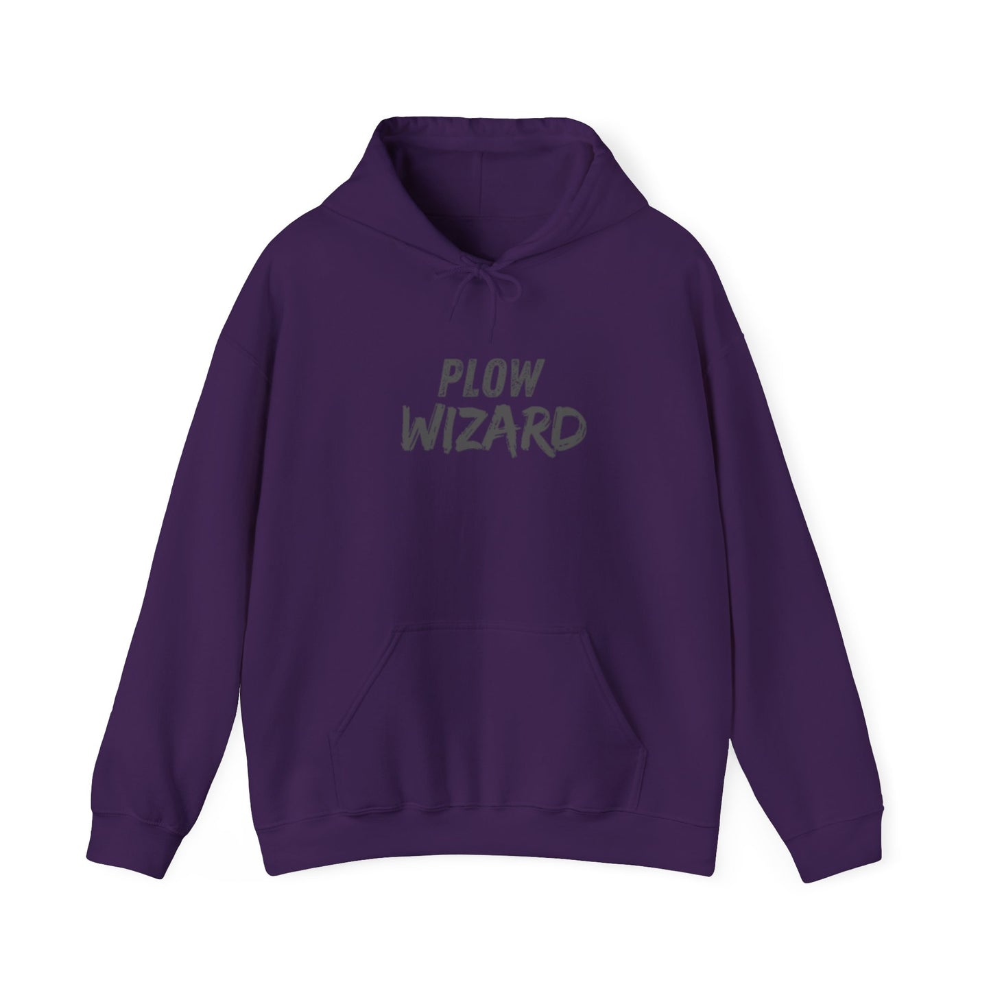 Snow Plower Hooded Sweatshirt - Heavy Blend Cotton/Polyester - Stylish and Warm - Ethically Made