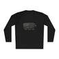 STAY DIRTY USA...Learn a Trade Unisex Lightweight Moisture-Wicking Long Sleeve Tee