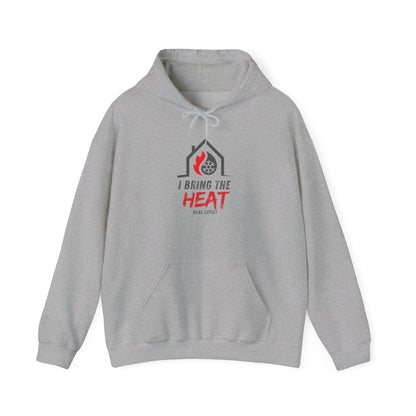 I BRING THE HEAT...HVAC Expert-Unisex Heavy Blend™ Hooded Sweatshirt