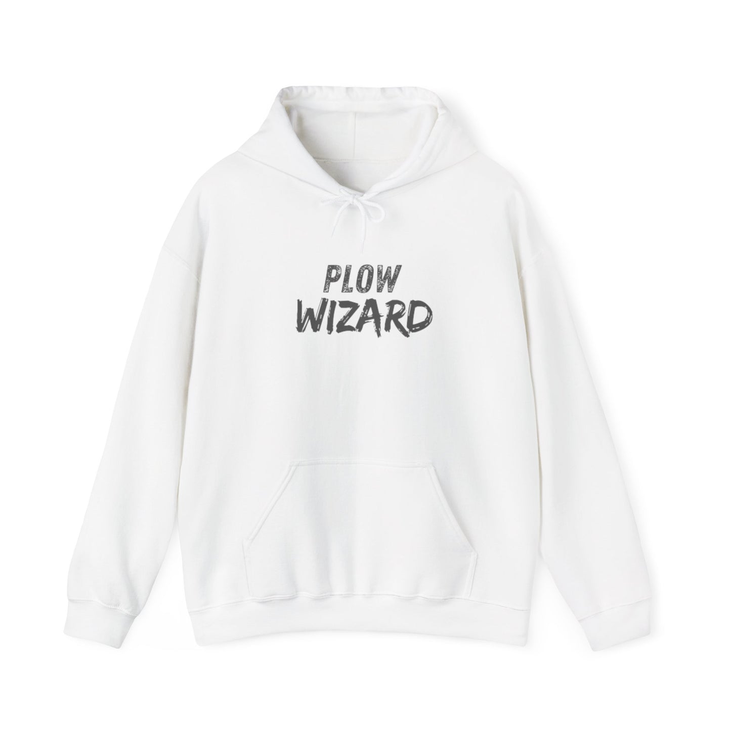 Snow Plower Hooded Sweatshirt - Heavy Blend Cotton/Polyester - Stylish and Warm - Ethically Made