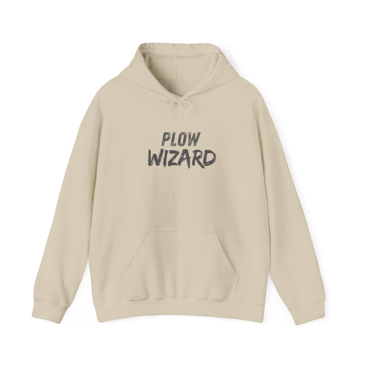 Snow Plower Hooded Sweatshirt - Heavy Blend Cotton/Polyester - Stylish and Warm - Ethically Made