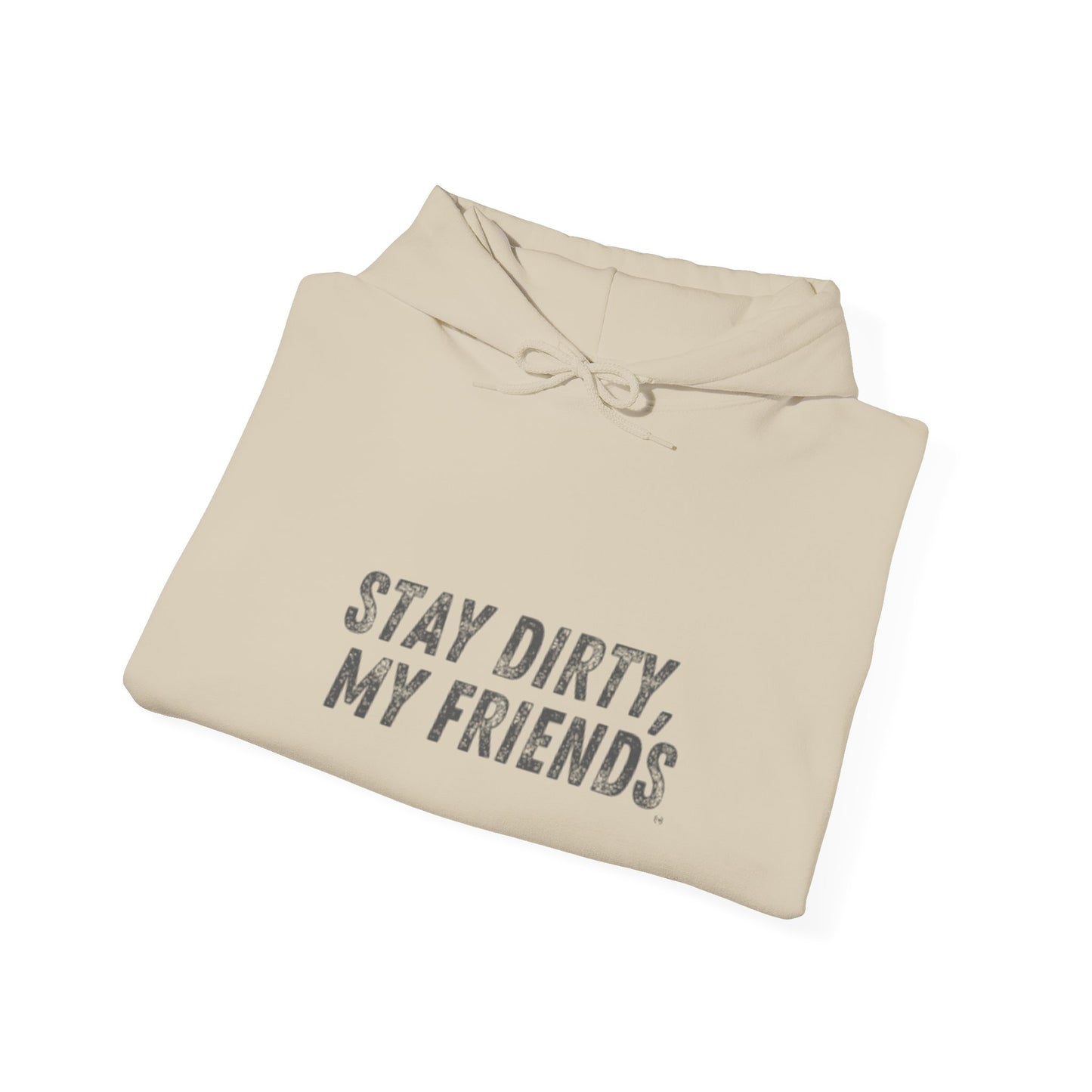 STAY DIRTY, MY FRIENDS...LEARN A TRADE Unisex Heavy Blend™ Hooded Sweatshirt