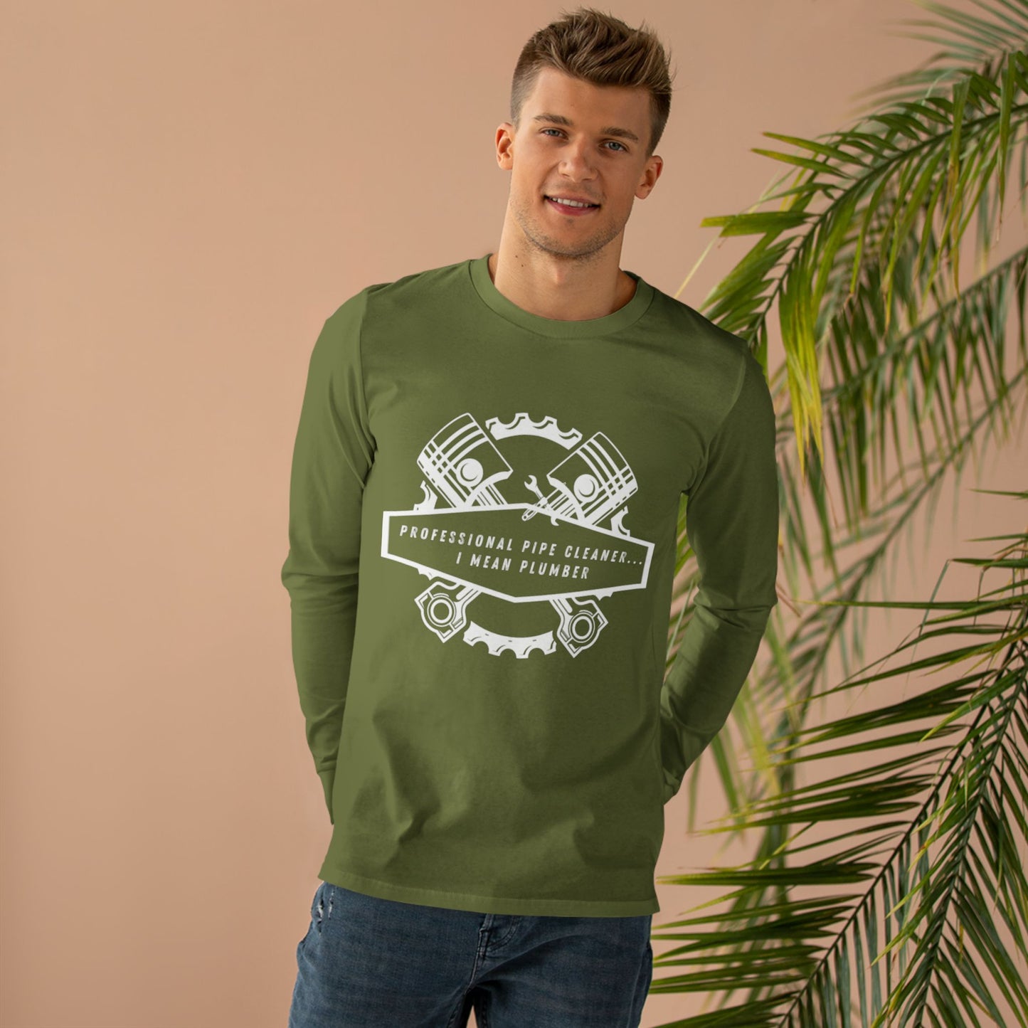 Plumbers...Professional Pipe Cleaner Men’s Base Longsleeve Tee