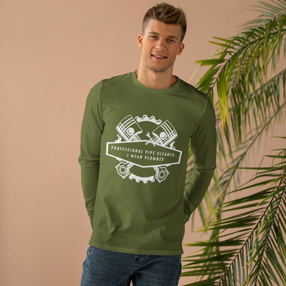 Plumbers...Professional Pipe Cleaner Men’s Base Longsleeve Tee