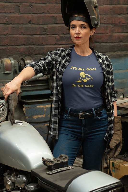 Welders! It's All Good in the Hood Classic Jersey Tee - Unisex Short Sleeve T-Shirt with Lightweight Cotton Fabric